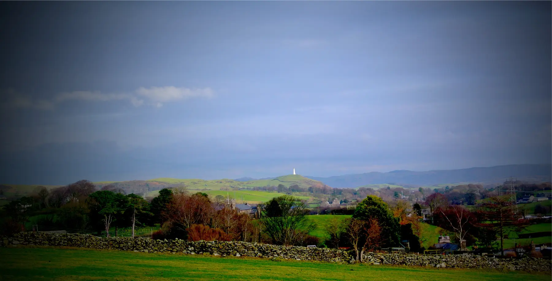 The view across Pennington and towards Ulverston from Cowran Estate